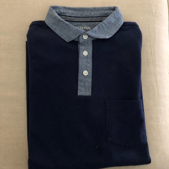 Merona 2-tone Polo - Picture 1 of 3